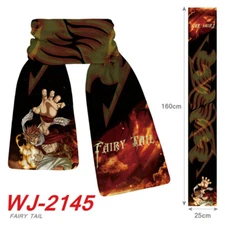 Anime Printed FAIRY TAIL Unisex Warm Long Scarf Wrap Shawl Cosplay Anime scarves