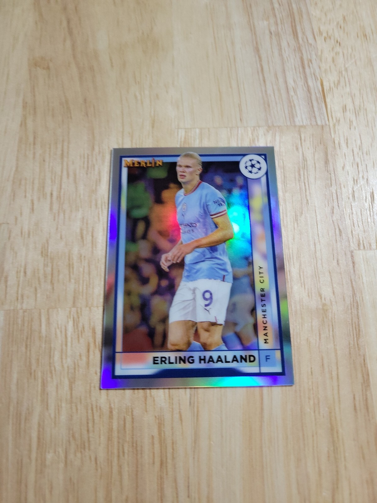 2022-23 Topps Merlin Chrome UEFA ERLING HAALAND Refractor #92 Manchester City SP