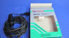 Yoga Em-012 Mini Tie Clip Condenser Microphone Made In Taiwan
