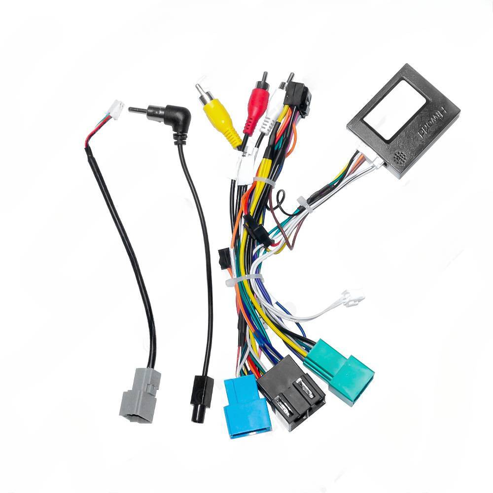 for Fiat Strada/Toro Android large screen navigation power cord+protocol box