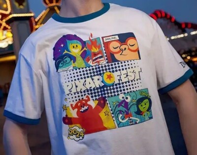 Disneyland Resort Pixar Fest 2024 Graphic T-Shirt Tee Top Adult New Great Gift