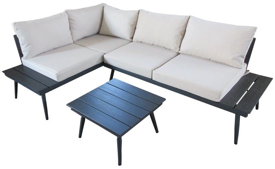 Gartenmöbel Set Lounge Alu Loungemöbel Sitzgruppen Aluminium Garten Outdoor - Bild 2 von 4