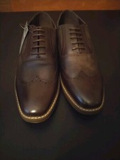 BRAND NEW Van Heusen Rem Wingtip Oxfords Dress Shoes in Brown Men's Size 11