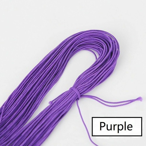 24MX1mm Round Elastic Band Stretchy Cord Ribbion DIY Sewing Crafts Trimming New - Picture 23 of 29