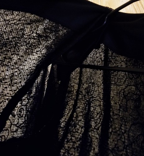 Giacca cardigan JBS Ltd Med scintillante metallico nero marrone multicolore metallizzata nuova con etichette - Foto 12 di 13