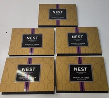 Lot of 5 - Nest Fragrances Moroccan Amber Scent Stick Sample / Travel Size