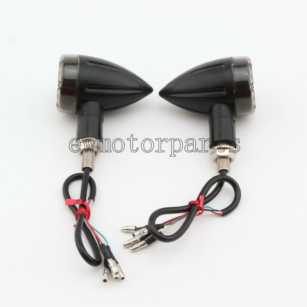 2x LED Mini Light 2.2″ Plastic – Fits Honda Shadow ACE, Aero, Spirit VT 1100, VTX 1300