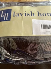 Blanket Lap Beautiful Neutral From Lavish Home! New In Bag!