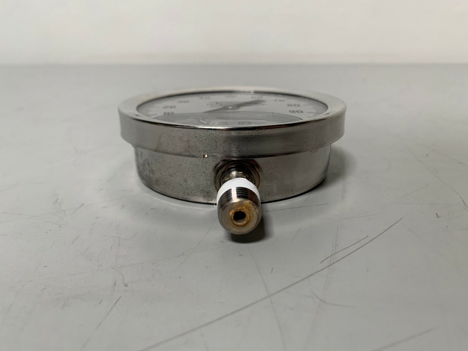 Ashcroft AISI 316 Pressure Gauge Tube Socket Welded 100 PSI eBay