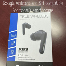 Panasonic ErgoFit True Wireless Earbuds, in Ear Headphones, with XBS bass, NEW