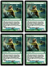 4x GRIZZLY BEAR magic 10TH EDITION 2/2 GREEN CREATURE MTG PLAYSET CARD LOT