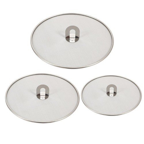 Splatter Screen for Frying Stops Almost of Hot Oil Splash Splatter