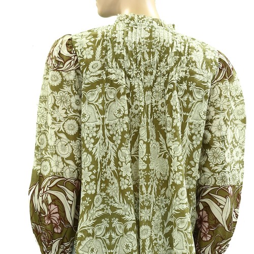 Chemise chemisier imprimé floral Free People haut boutonné manches ballon T 278260 vente