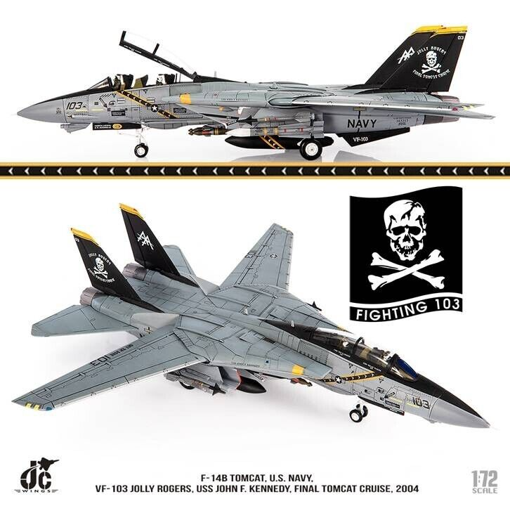 F-14B Tomcat USN VF-103 Jolly Rogers USS J.F.Kennedy, JC F-14B Tomcat USN VF-103 Jolly Rogers USS J.F.Kennedy, JC