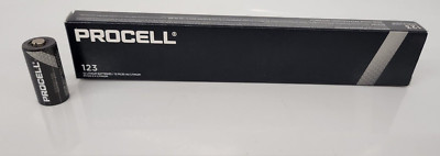 Duracell Procell PC123A (12PK) CR123A 1400mAh 3V Lithium Primary (LiMNO2)