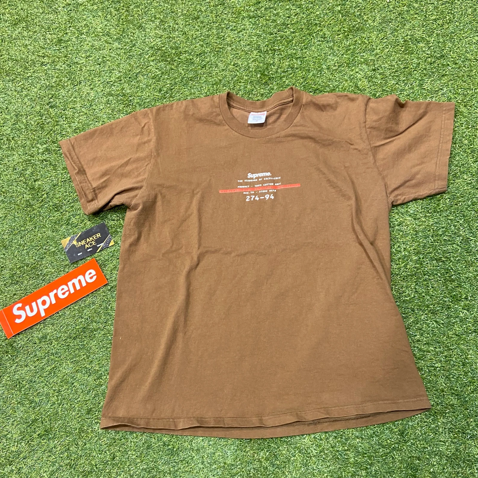 Suprême Est. Chemise marron 1994 : M