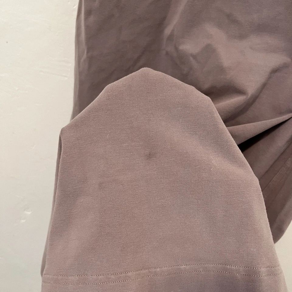 Lululemon Inner Glow Dress Lavender Practice Cotton Bodycon Size 6 - Imagem 3 de 4