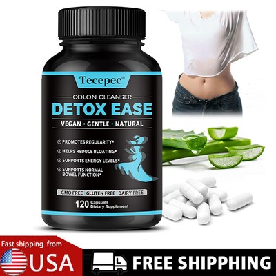 Colon Cleanser - Reduces Acid, Bloating,Pain-Promotes Health 120Caps- 2Bottles
