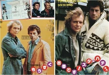 DAVID SOUL PAUL MICHAEL GLASER Starsky & Hutch 1978 JPN Clipping 2-SHEETS #ni/k