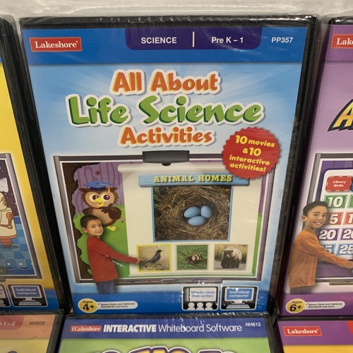 9 Lakeshore Learning Software PC/Mac Games Homeschool K-1-2-3 NEW - Picture 2 of 10