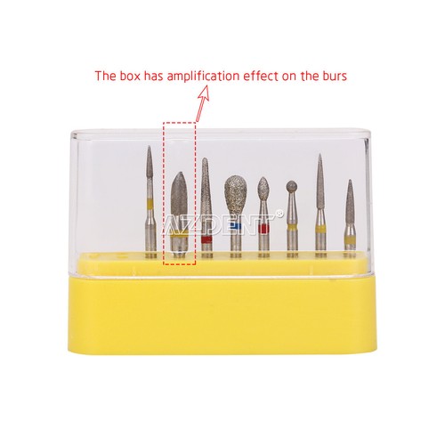 AZDENT Dental FG Diamond Burs Composite/Polishing Kit for High Speed Handpiece - Picture 106 of 129