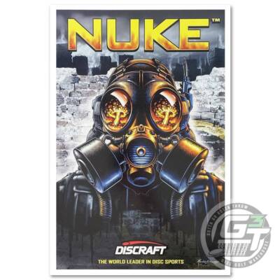 Discraft 12'' X 18'' Disc Golf Poster - NUKE V2