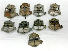Lot of 9 Rochester Quadrajet 4 Barrel Carb Tops Lids Carburetor Parts Secondary