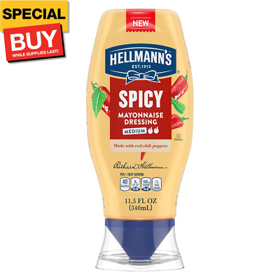 Spicy Mayonnaise Dressing Squeeze Bottle 1 ct For a Rich, Creamy Condiment Made