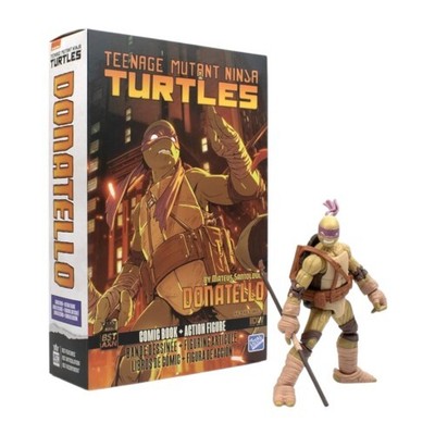 TMNT (comics) - Donatello BST AXN Action Figure & Comic Book (V2)