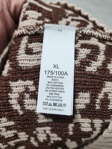 NWT Kate Spade New York Bisque Panther Intarsia Sweater Vest $198 Women's XL - Picture 5 of 5