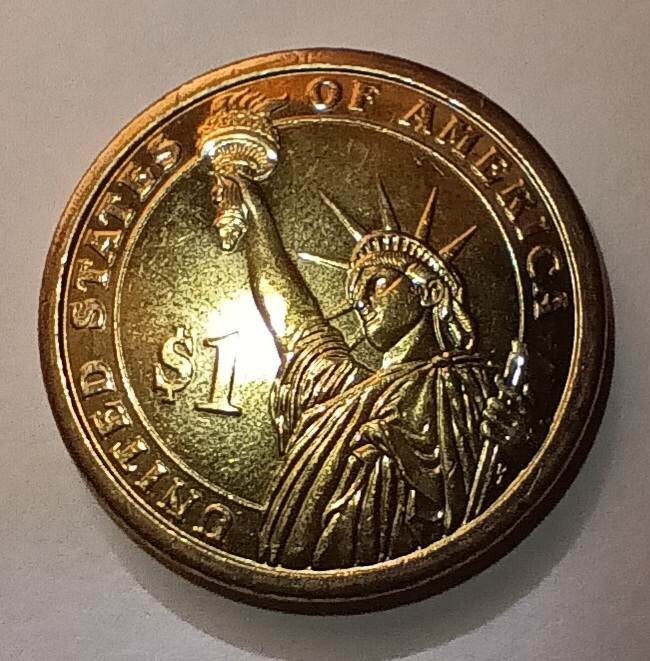 2008 Gold James Monroe 5th President 1817-1825 One Dollar Coin US