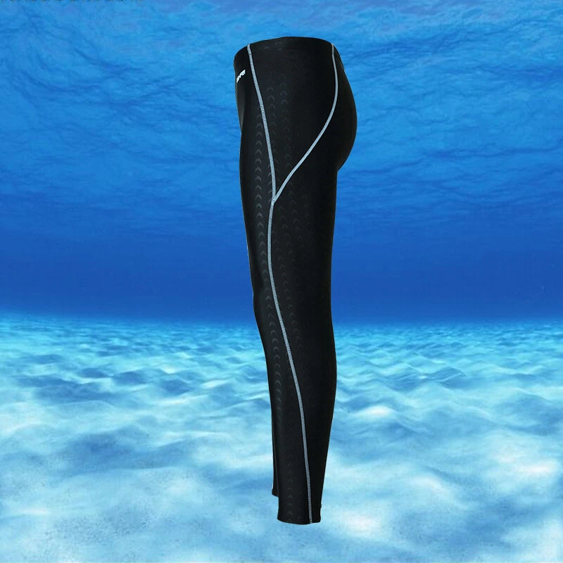 Waterproof Competition Training Swim Pants Men Swimwear Diving