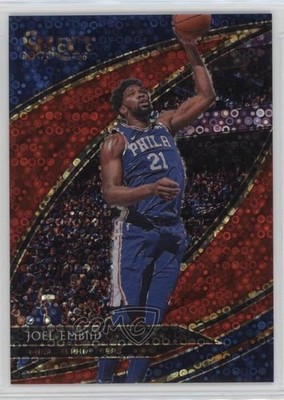 2019 Panini Select Courtside Hybrid Red Disco Prizm 44/49 Joel Embiid #209 1ry6