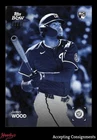 2025 Topps Black and White Blue #57 James Wood Rookie RC 49/50 NATIONALS
