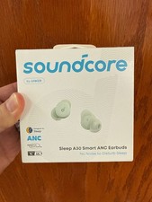 Soundcore by Anker Sleep A30 Smart ANC Sleep Earbuds Mist Green Used 1 Week