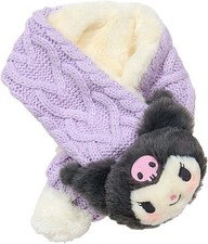 Sanrio Kids' Knit Scarf, Cold Weather Kuromi, 360830, 12 x 7 x 70 cm, Polyester