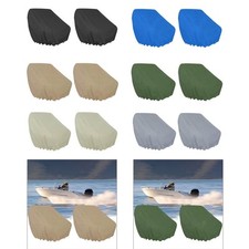 2x Boat Seat Covers Protective Seat Covers Heavy Duty Waterproof Universal Easy