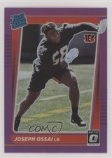 2021 Panini Donruss Rated Rookie Optic Holo Purple Preview Joseph Ossai 0b3
