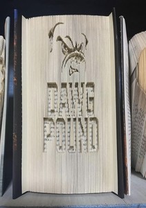 Ohio state college footballl Handcrafted Folded Book Art 3D Dawg Pound