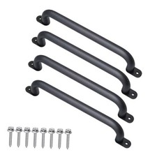 17 Inch Black Safety Playground Handles Pack of 4- Playset Handles, Black-4pack