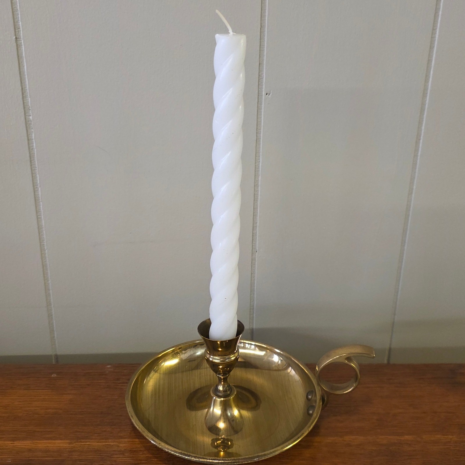 With Finger Loop Handle Gold Tone