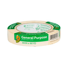 Duck Brand 394693 General Purpose Masking Tape .94" x 60 yds, Beige, Single Roll