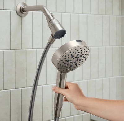 Kohler Assert Multifunction Handheld Shower Head Brushed Nickel Magnetic Dock