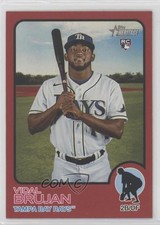 2022 Topps Heritage Target Mega Box Exchange Red Border Vidal Brujan #90 3v8