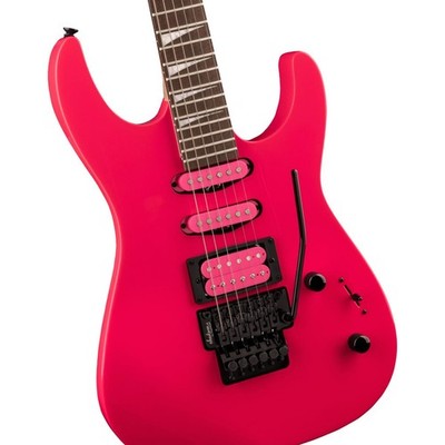 ギター Jackson Dinky Jackson X Series Dinky DK3XR Electric Guitar, Neon Pink