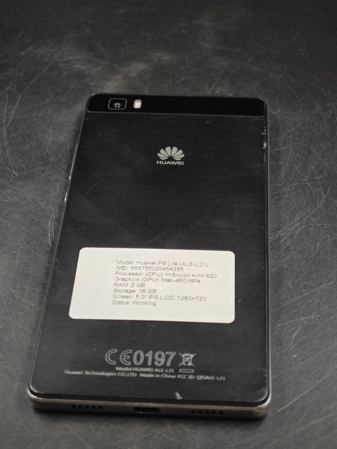 Huawei P8 Lite ALE-L21 Ram 2GB Almacenamiento 16GB Smartphone - Usado Funcional - Imagen 4 de 4