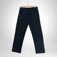 Dickies Dark Grey Work Pants Men’s 32x32 Utility Carpenter Zip Pocket Workwear