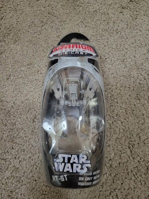 Sealed Star Wars Titanium Series Die-Cast AT-ST Scout Walker 2006 Hasbro
