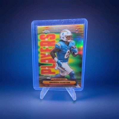 2025 Topps Chrome - Omarion Hampton Power Players #PP-17 Refractor (RC)