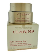 Clarins Nutri Lumiere Jour Nourishing Day Cream 50ml 1.6oz New In Box SEALED